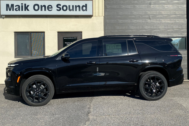 2025 Chevrolet Traverse with professional window tint in North Bay